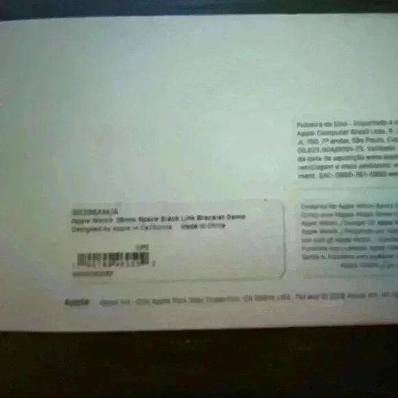 Space black link bracelet Apple 38mm demo box - Picture 4 of 7